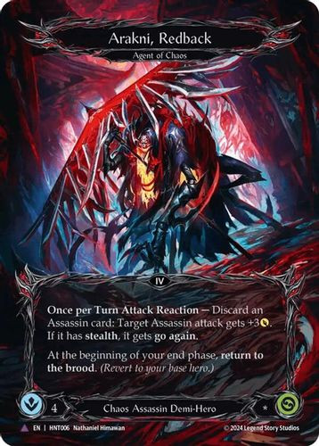 FAB15 1st][HNT-006](MV) Arakni, Redback (Marvel) (Cold Foil