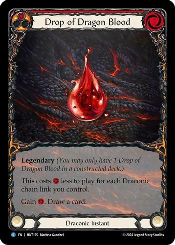 FAB15 1st][HNT-155](R) Drop of Dragon Blood (Extended Art