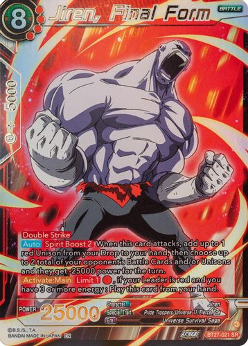 BT27-021](SR) Jiren, Final Form (Foil) - Grand J Games