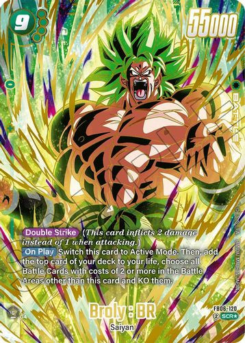 FB06-120](SCR) Broly : BR (1 Star Alt Art) (Foil) - Grand J Games