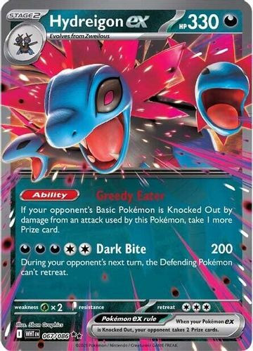SV10d][WHT-067/086](RR) Hydreigon ex (Holo) - Grand J Games