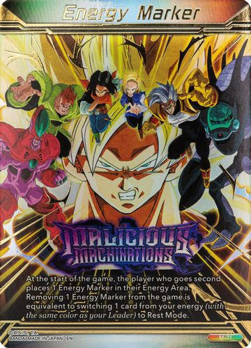 malicious machinations booster box Dragon Ball Super - Series 8 - release promo packs M-21] Energy Marker - Malicious