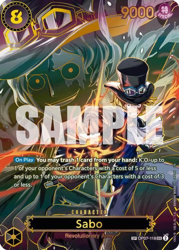 OP07-118](SEC) Sabo (OP-13 SP) (Foil) - Grand J Games