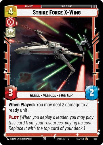 [06-SEC-EN-0662](C) Strike Force X-Wing (Foil) - Grand J Games