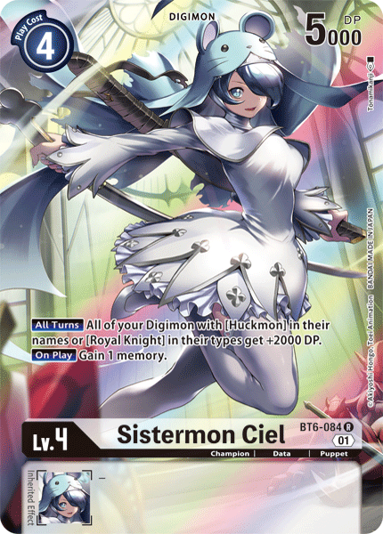 BT06-084R Sistermon Ciel (Alternate Art) (Foil) - Grand J Games