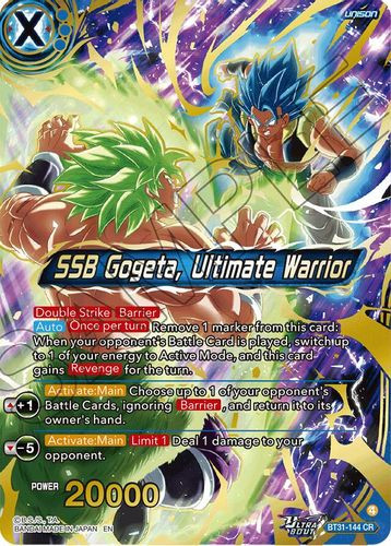BT31-144](CR) SSB Gogeta, Ultimate Warrior (Foil) - Grand J Games