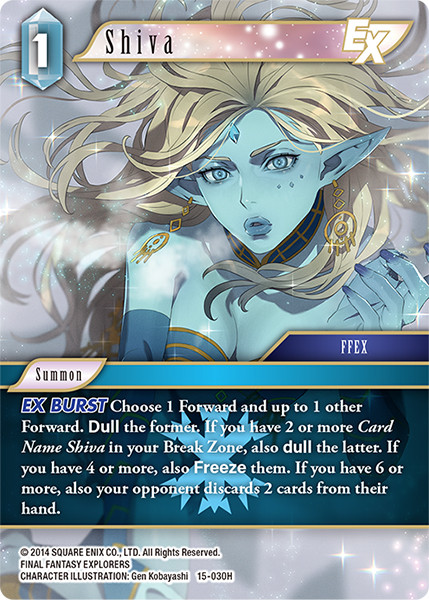 mtg final fantasy shiva Magic: the Gathering When Jill enters Card Kingdom