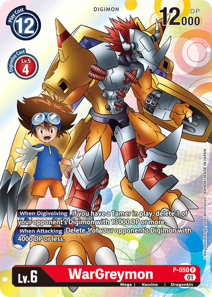 P-050P WarGreymon - Grand J Games P-050P WarGreymon - Grand J Games