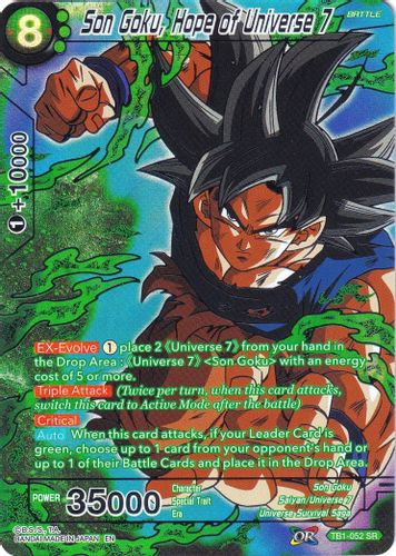 TB1-052P Son Goku, Hope of Universe 7 (Foil) - Collector's Selection Vol. 2 - Grand J Games TB1-052P Son Goku, Hope of Universe 7 (Foil) - Collector's Selection Vol. 2 - Grand J Games