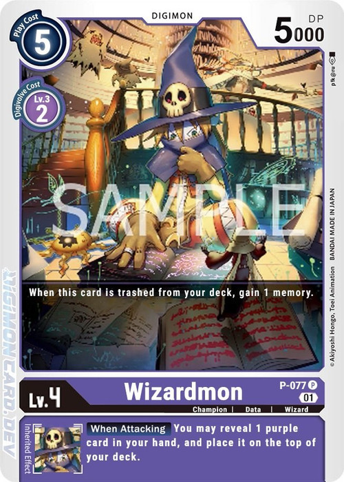 P-077P Wizardmon - Grand J Games