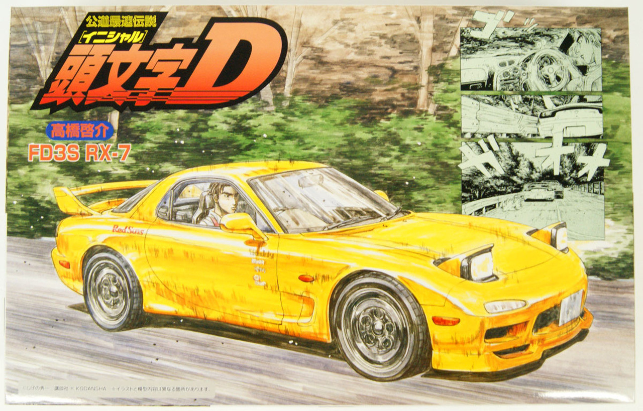 Fujimi 1/24 Mazda FD3S RX-7 Initial D - Maquette Plastique Non Montée 183688