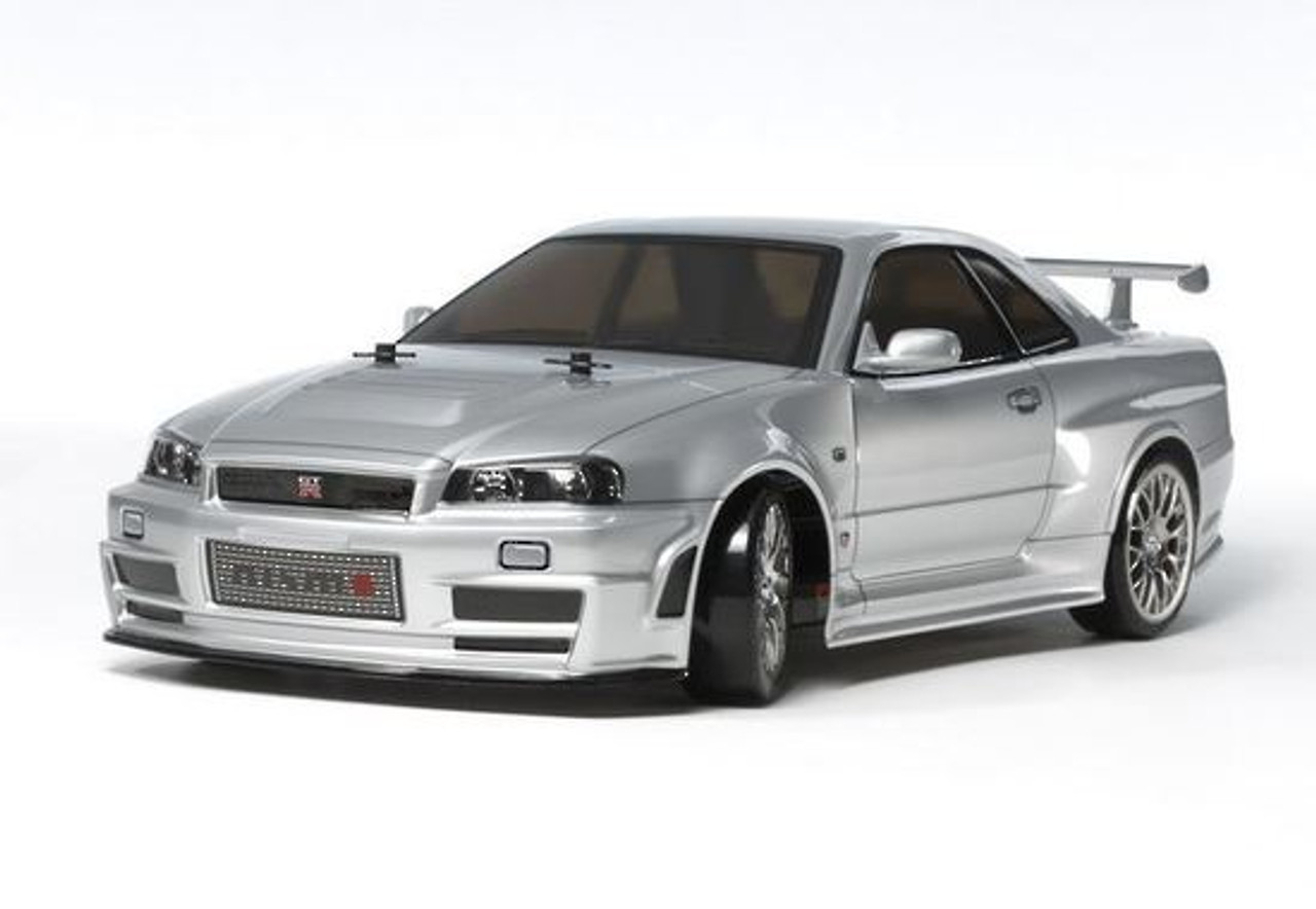タミヤ 1/10 電動RC NISSAN SKYLINE GT-R NISMO② Tamiya #58605 Nissan Skyline Nismo R34 GT-R Drift Spec TT-02 - Bay