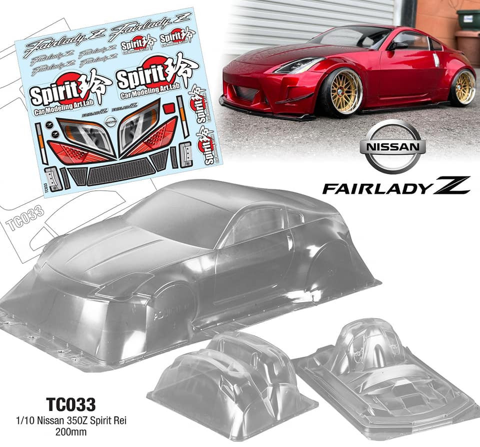 Team C TC033 Nissan 350Z Spirit REi 200mm Bay Hobbies
