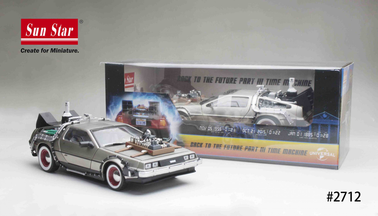 DE LOREAN Time Machine - Back To The Future 1 - Ritorno Al Futuro 1, Silver