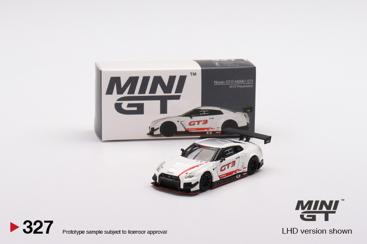 Mini GT #327 1/64 Nissan GT-R Nismo GT3 2018 Presention