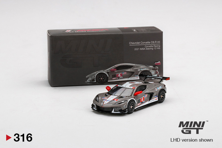 Mini GT #316 1/64 Corvette C8 R#4 Corvette Racing - Bay Hobbies