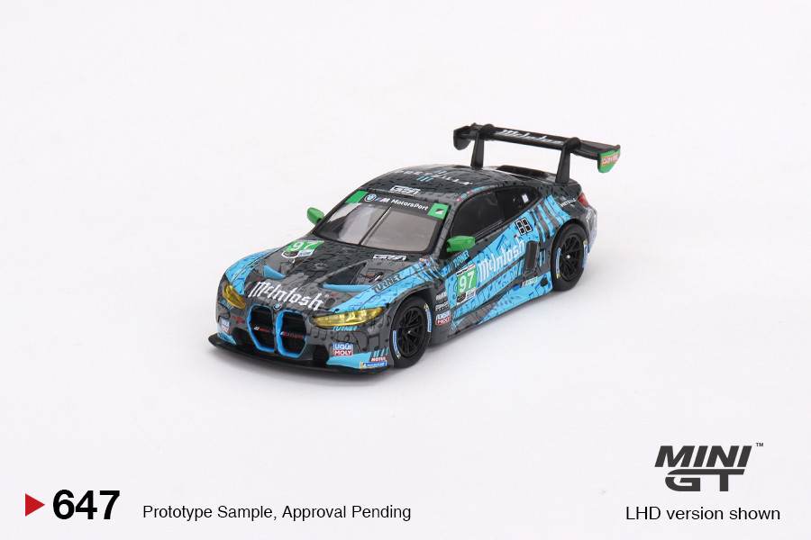 Mini GT #MGT00647 1/64 BMW M4 GT3 #97 Turner Mototsport - Bay Hobbies