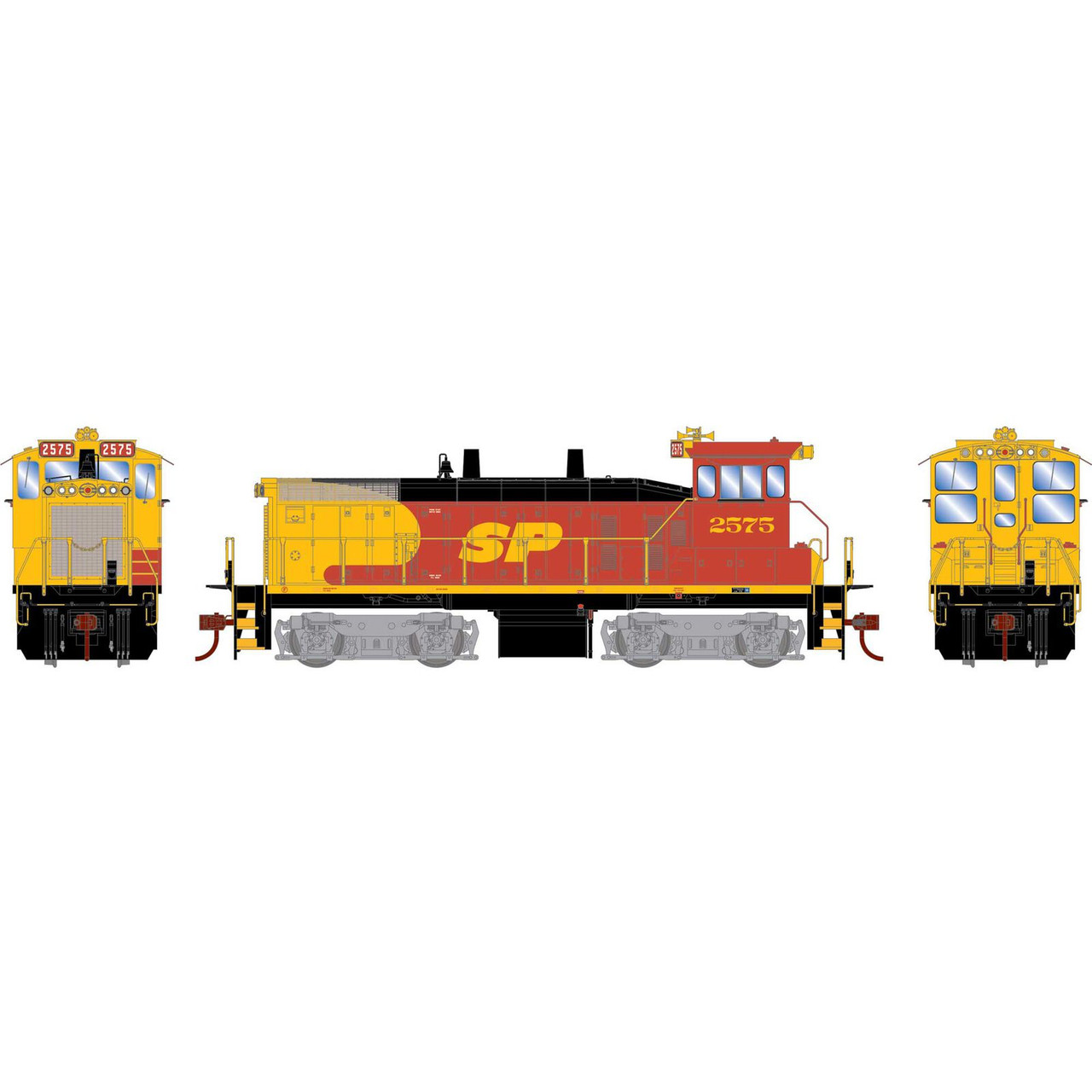 Train Ho Athearn 4006 Locomotive Sw 7 Cow Power Southrn Pacific 2286