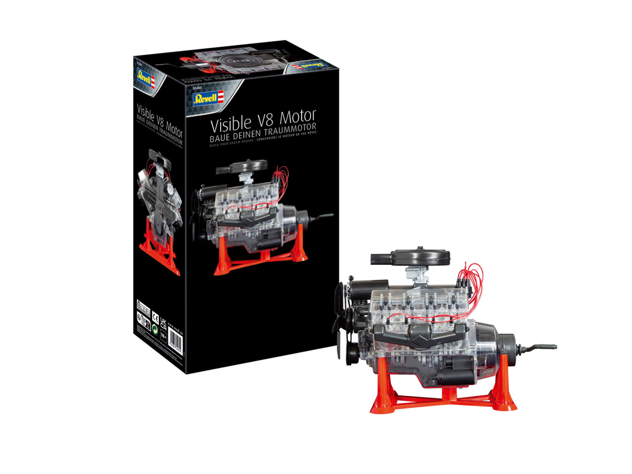 Revell 00460 1/4 Visible V8 Engine Bay Hobbies