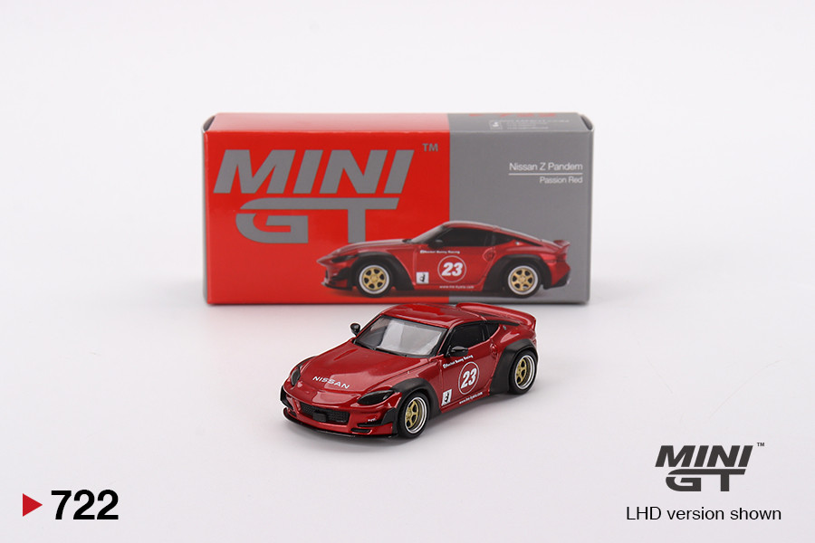mini gt 64 Nissan GT-R 2台　1/64 Mini GT #MGT722-R 1/64 Nissan Z Pandem Passion Red - Bay Hobbies