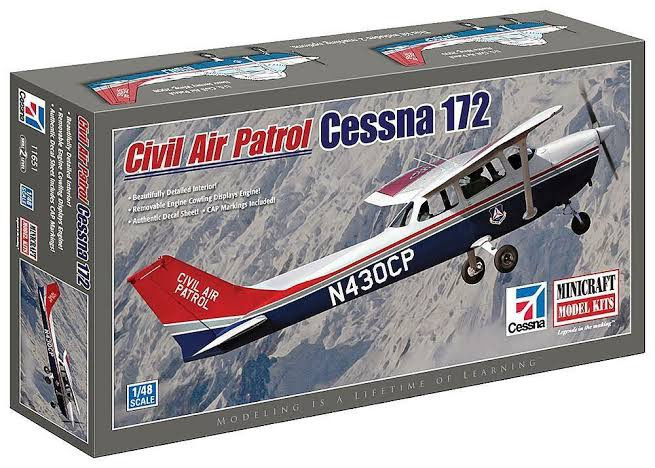 Minicraft #11651 1/48 Civil Air Patrol Cessna 172 Bay Hobbies