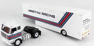IXO #TTR018 1/43 Volvo F88 Racing Transporter-Martini - Bay Hobbies