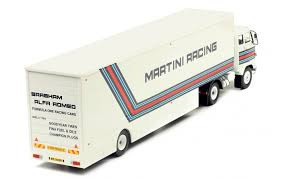 IXO #TTR018 1/43 Volvo F88 Racing Transporter-Martini - Bay Hobbies
