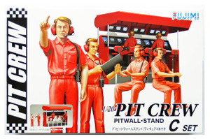 Fujimi #116587 1/20 F1 Pit Wall Wall Stand-Set C Fujimi #116587 1/20 F1 Pit Wall Wall Stand-Set C