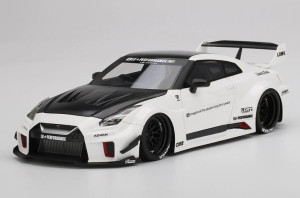 Top Speed #TS0298 1/18 LB Silhouette Works GT Nissan R35-Glossy White 