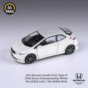 Paragon #PA65392 1/64 Honda Civic Type R FN2 Euro (Championship White)