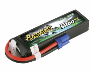 Gens-Ace #GA5000-3S60-B 5000mAh 3s 11.1v 60C Li=PO w/EC5 Bashing Series Gens-Ace #GA5000-3S60-B 5000mAh 3s 11.1v 60C Li=PO w/EC5 Bashing Series