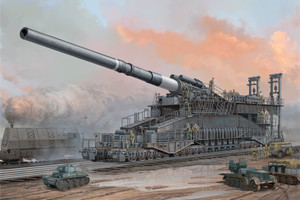 Hobby Boss #82911 1/72 Scale German 80cm K(E) Dora Railway Gun Hobby Boss #82911 1/72 Scale German 80cm K(E) Dora Railway Gun