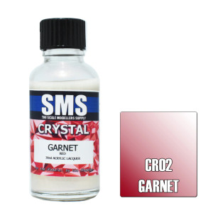 SMS #CR02 Crystal Garnet Acrylic Laquer-30ml SMS #CR02 Crystal Garnet Acrylic Laquer-30ml