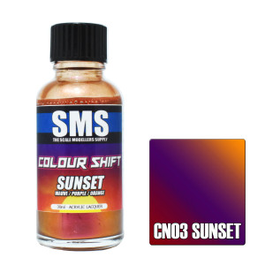 SMS #CN03 Colour Shift Sunset Acrylic Laquer-30ml- SMS #CN03 Colour Shift Sunset Acrylic Laquer-30ml-