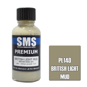 SMS #PL140 Premium British Light Mud Acrylic Lacquer 30mL SMS #PL140 Premium British Light Mud Acrylic Lacquer 30mL