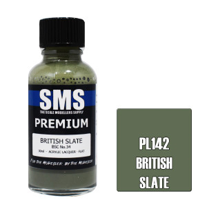 SMS #PL142 Premium British Slate Acrylic Lacquer 30mL SMS #PL142 Premium British Slate Acrylic Lacquer 30mL