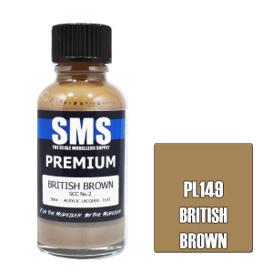 SMS #PL149 Premium British Brown SCC No.2 Acrylic Lacquer 30mL SMS #PL149 Premium British Brown SCC No.2 Acrylic Lacquer 30mL