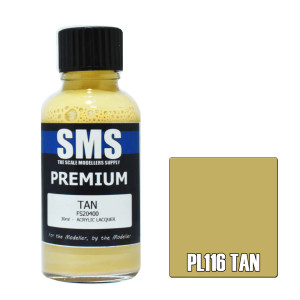 SMS #PL116 Premium Tan Acrylic Lacquer 30mL SMS #PL116 Premium Tan Acrylic Lacquer 30mL
