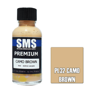 SMS #PL32 Premium Camo Brown Acrylic Lacquer 30ml SMS #PL32 Premium Camo Brown Acrylic Lacquer 30ml