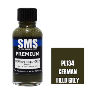 SMS #PL134 Premium German Field Grey Acrylic Lacquer 30mL