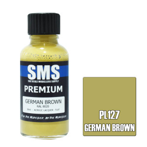 SMS #PL127 Premium German Brown Acrylic Lacquer 30mL SMS #PL127 Premium German Brown Acrylic Lacquer 30mL