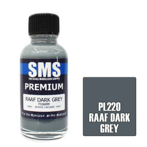 SMS #PL220 Premium RAAF Dark Grey Acrylic Lacquer-30ml SMS #PL220 Premium RAAF Dark Grey Acrylic Lacquer-30ml