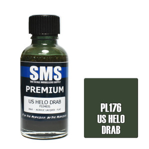 SMS #PL176 Premium U.S Helo Drab Acrylic Lacquer 30mL SMS #PL176 Premium U.S Helo Drab Acrylic Lacquer 30mL