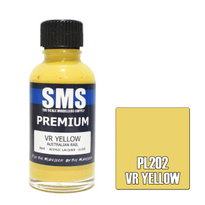 SMS #PL202 Premium VR YELLOW (AUSTRALIAN RAIL) 30ml SMS #PL202 Premium VR YELLOW (AUSTRALIAN RAIL) 30ml