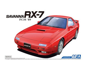 Aoshima #6365 1/24 1989 Mazda FC3S Savannah
