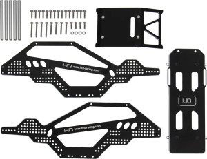 Hot Racing #SXTF14RR01 Aluminium Rock Racer Chassis Conversion-SCX24 Hot Racing #SXTF14RR01 Aluminium Rock Racer Chassis Conversion-SCX24