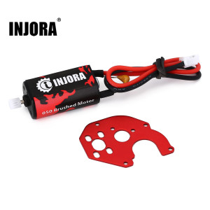 INJORA #  SCX24 66T Motor and Engine Mount-Red