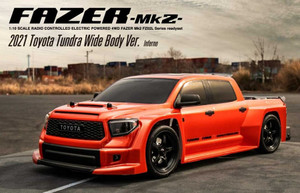 Kyosho #34432T1B EP RS Fazer Mk.2 2012 Toyota Tundra Wide Body ver, Inferno Orange