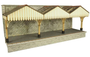 Metcalfe #PO341 OO Wall Backed Platform Canopy Metcalfe #PO341 OO Wall Backed Platform Canopy