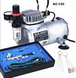 AC-120 Premium Air Compressor with Air Brush AC-120 Premium Air Compressor with Air Brush